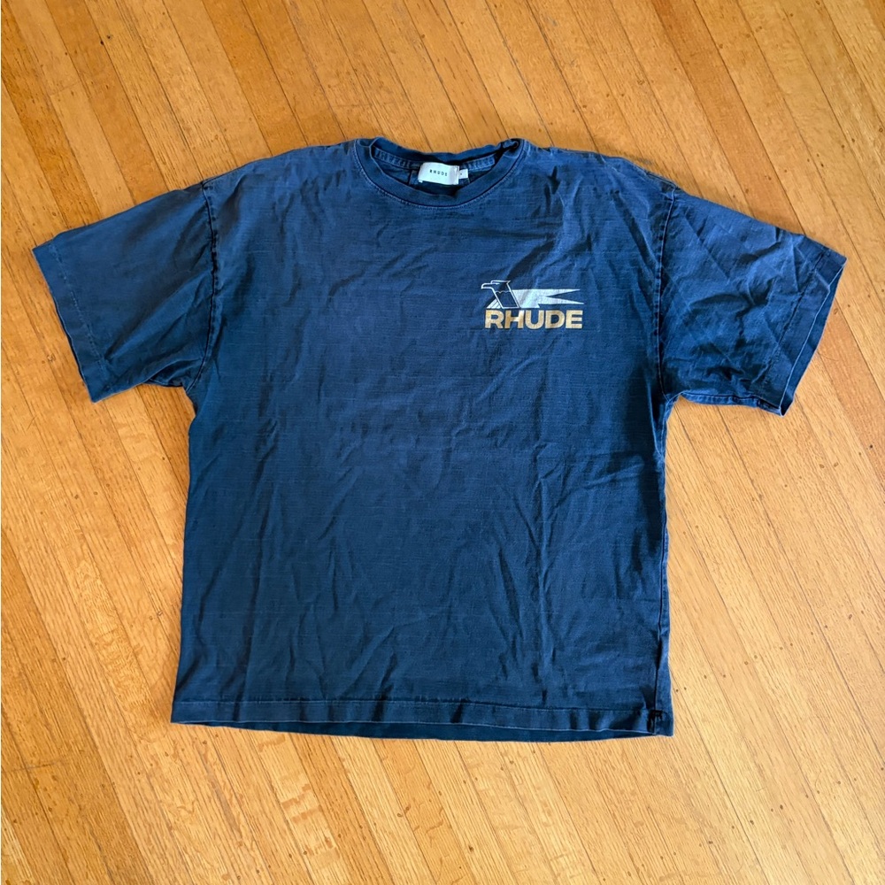 Faded blue Rhude T shirt